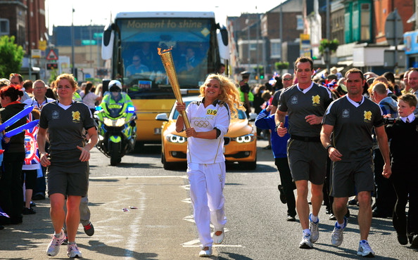 Ellie Faulkner Carries the Olympic Torch